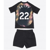 Echipament fotbal Leicester City Oliver Skipp #22 Tricou Deplasare 2024-25 pentru copii maneca scurta (+ Pantaloni scurti)